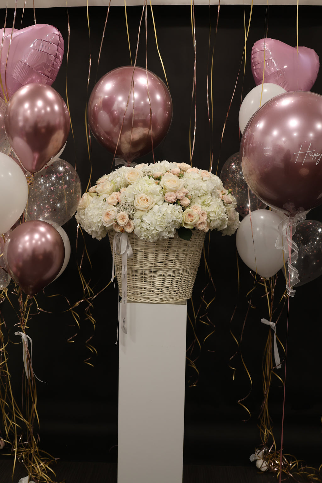 Kosz kwiatów „Bloom Aesthetic”