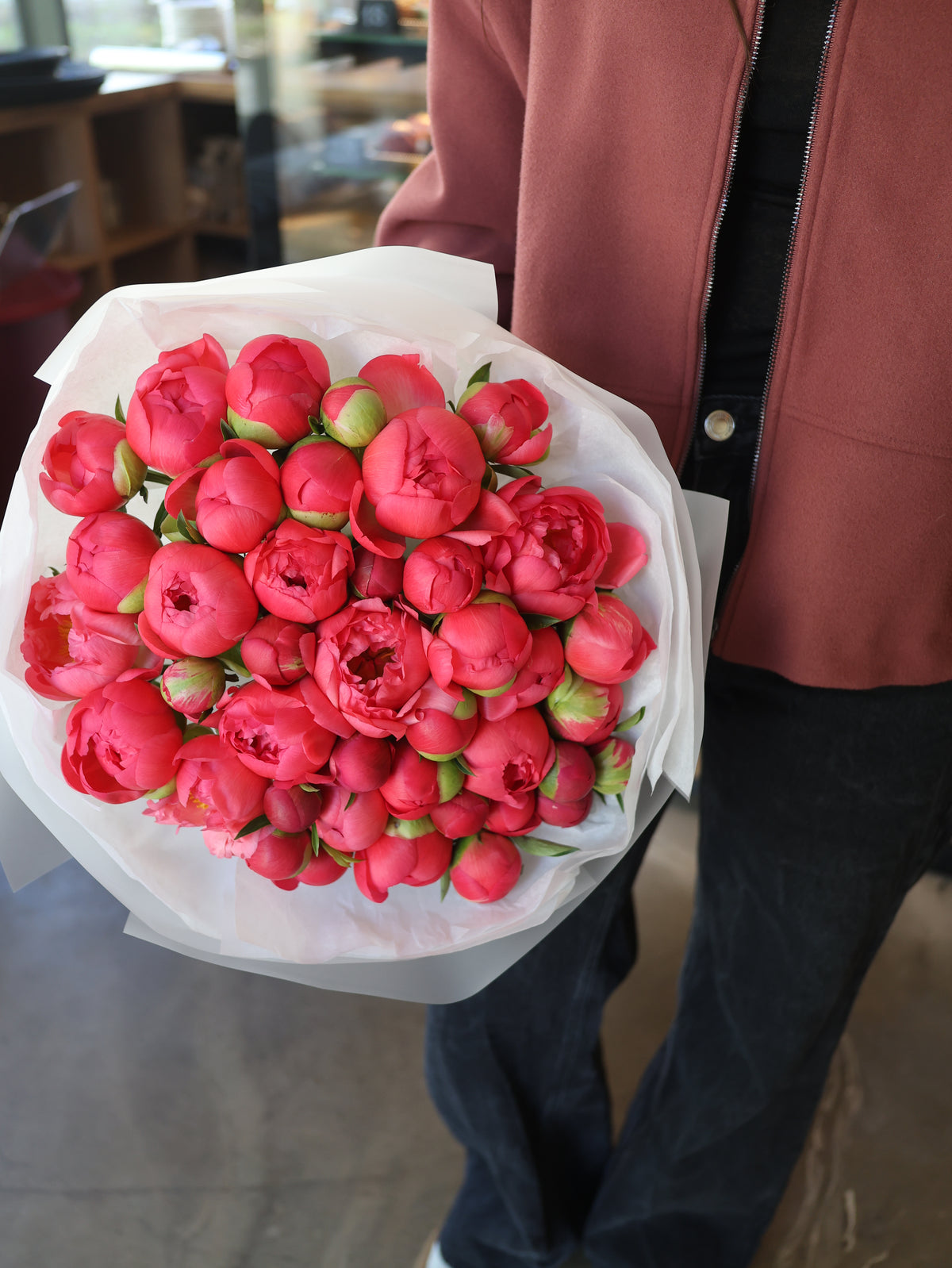 Bukiet piwonii „Coral Sharm”