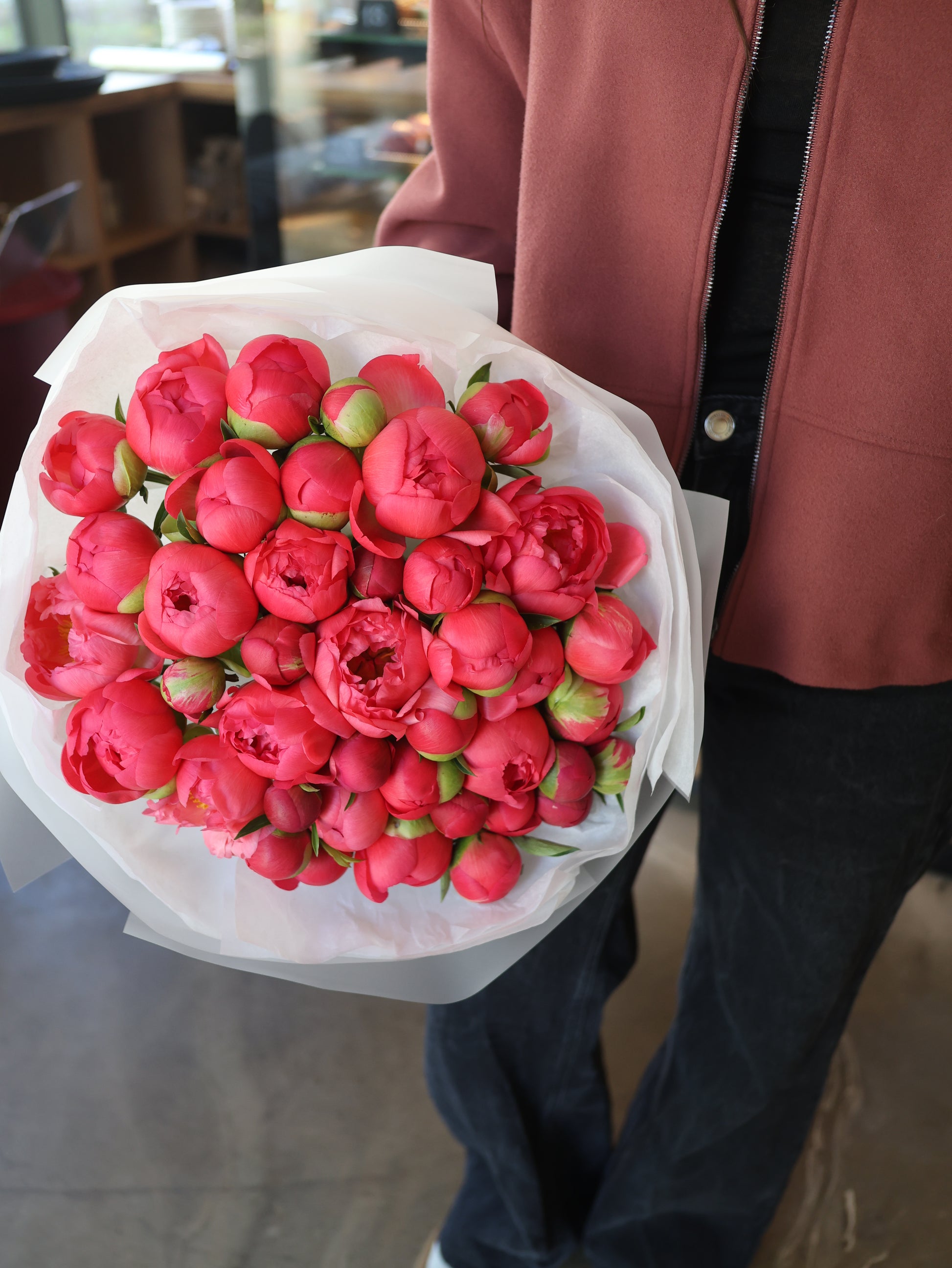 Bukiet piwonii „Coral Sharm”