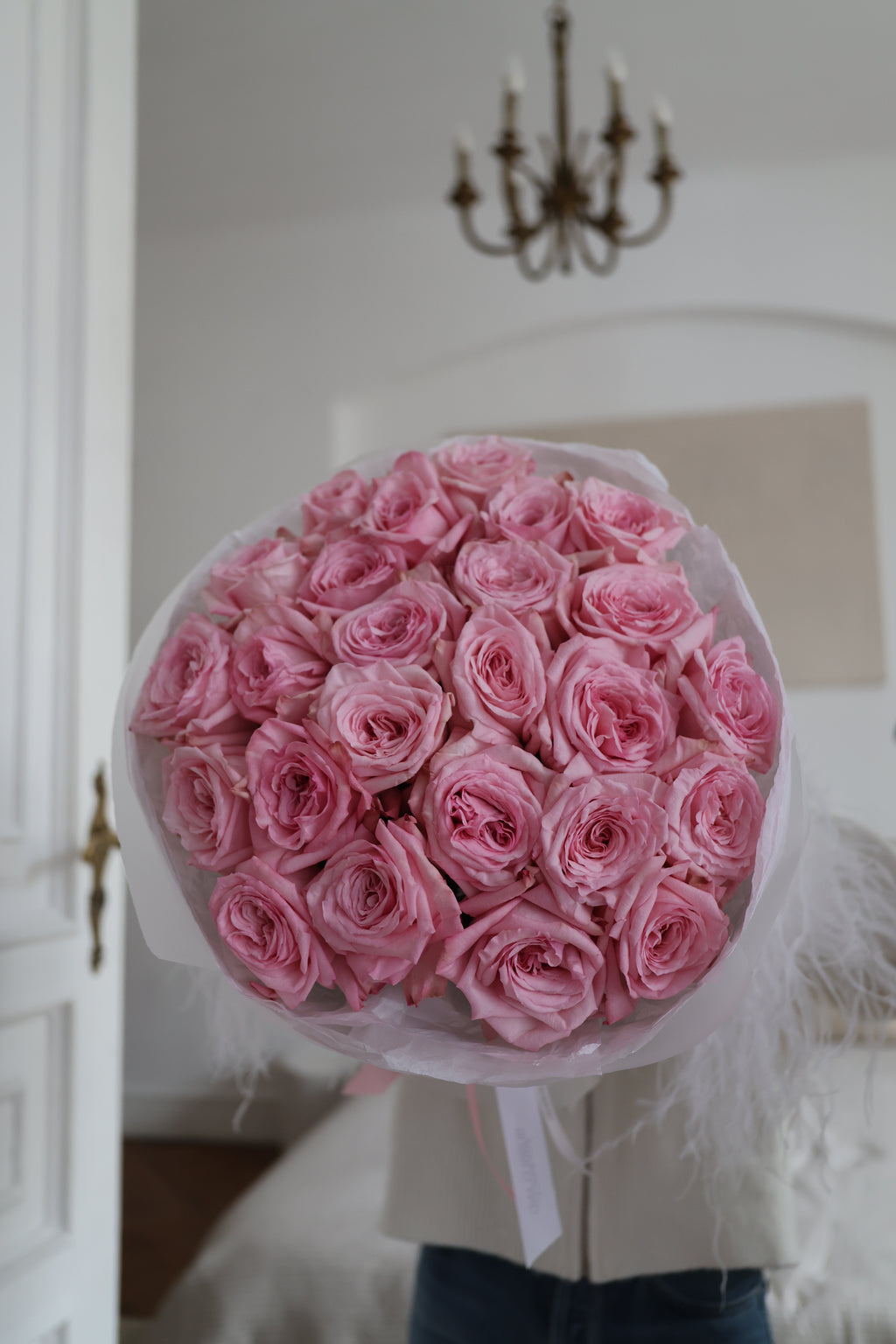 Bukiet różowych róż „Pink O’hara”