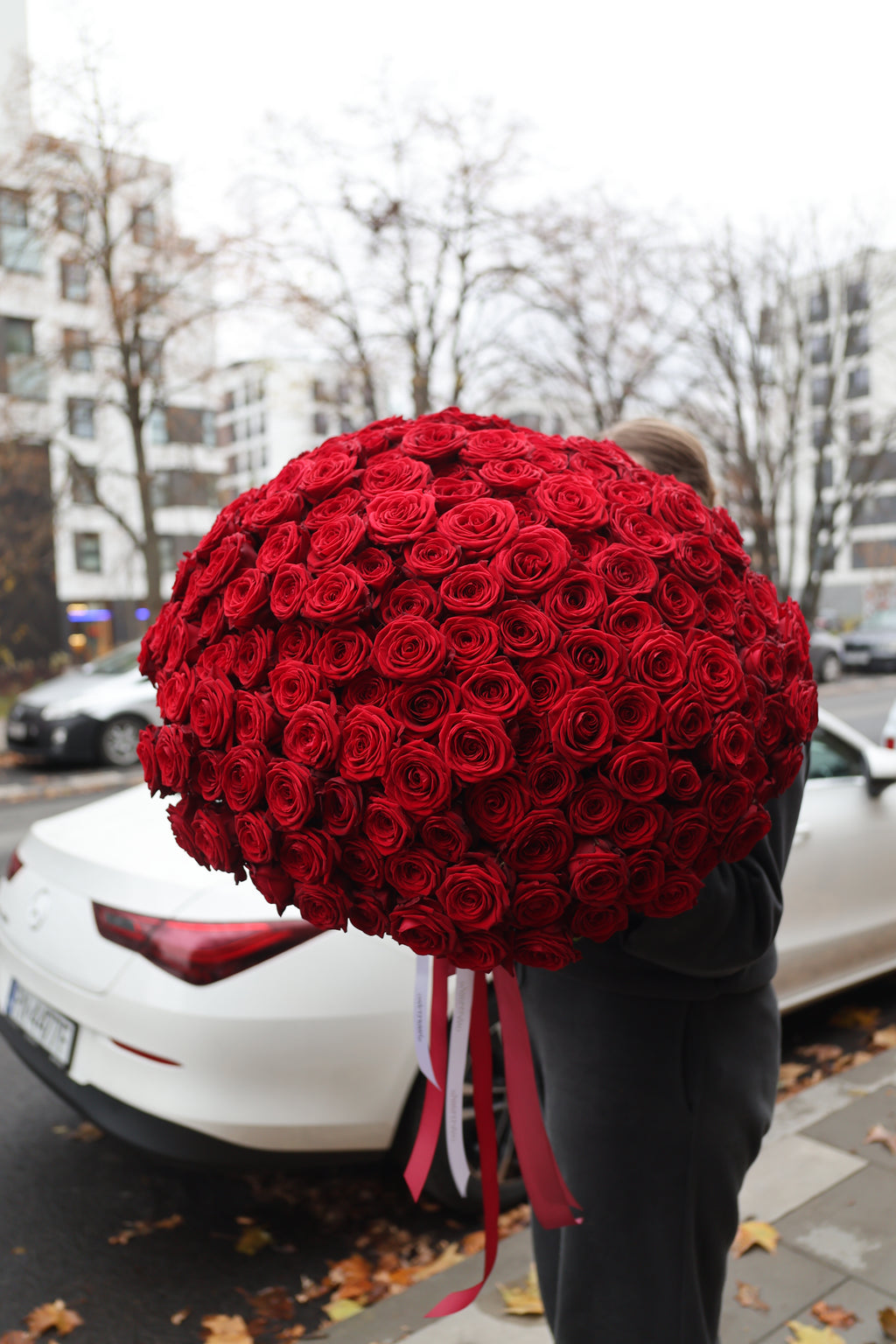 Bukiet czerwonych róż