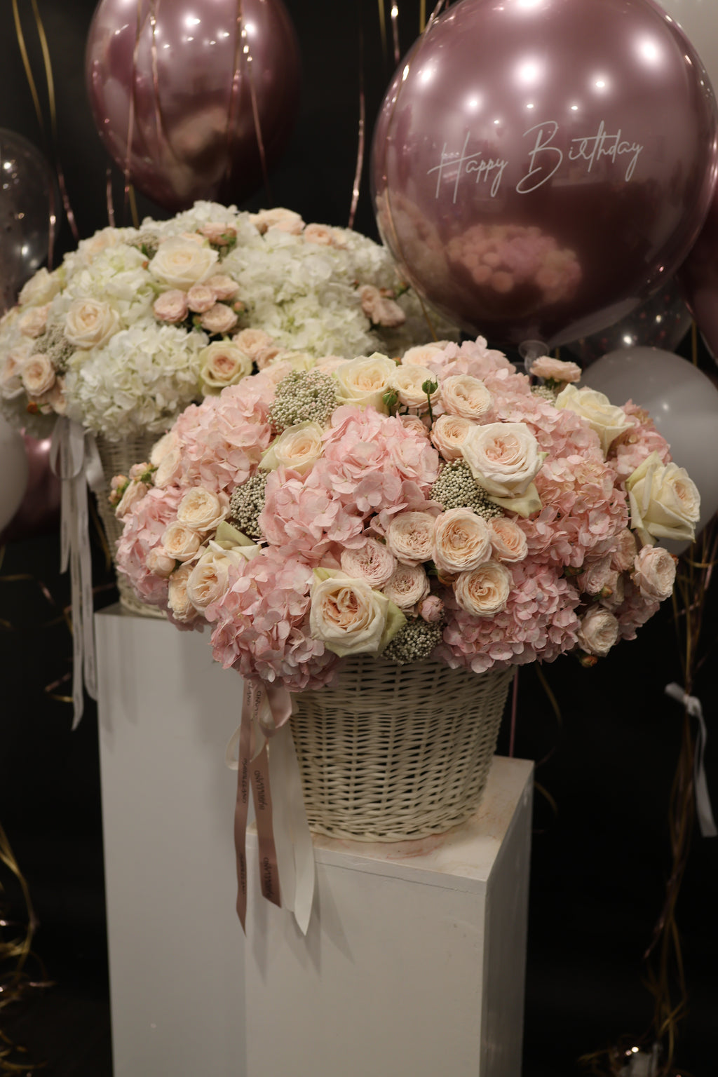 Kosz kwiatów „ Soft Geometry”