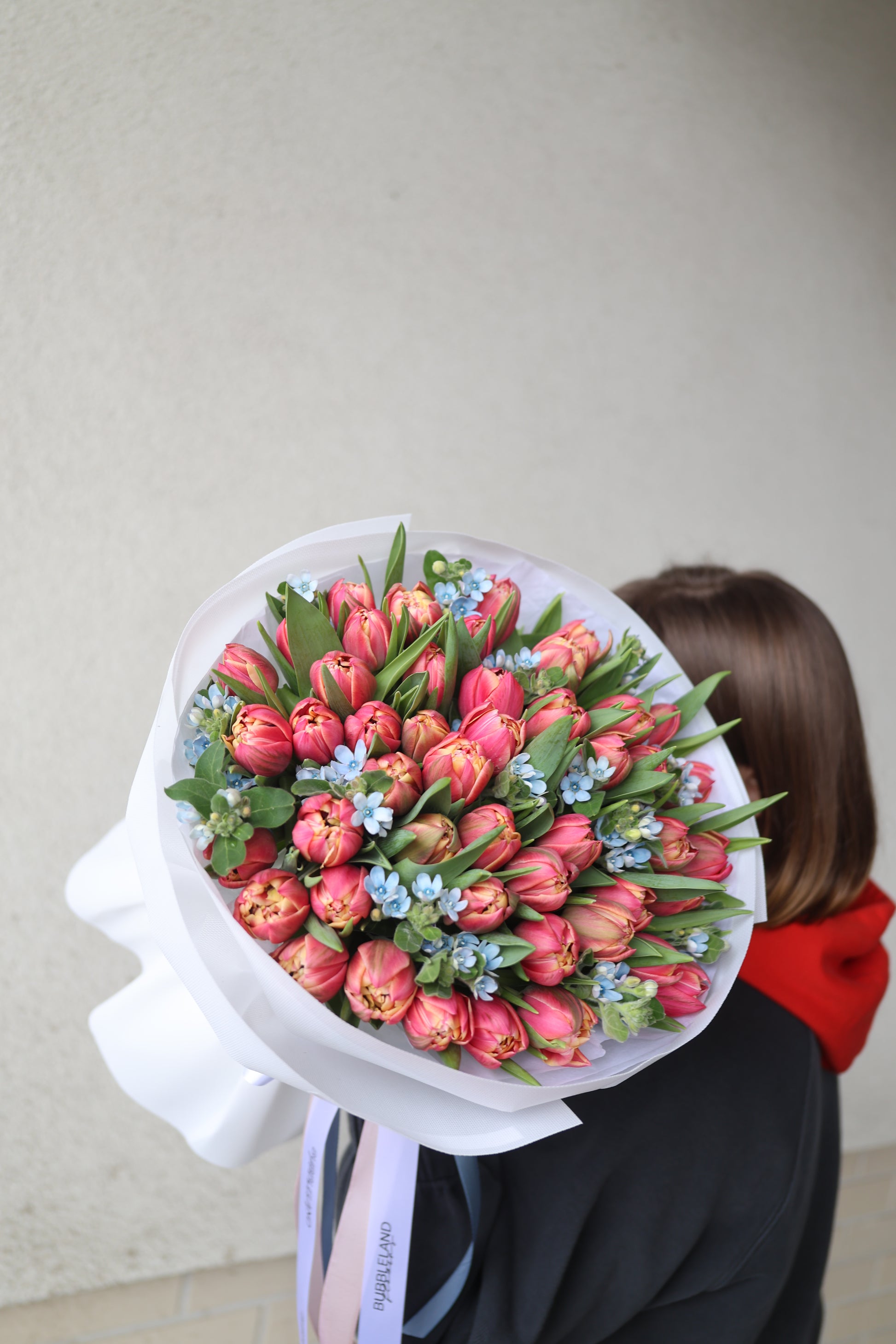 Bukiet tulipanów z oxypetalum