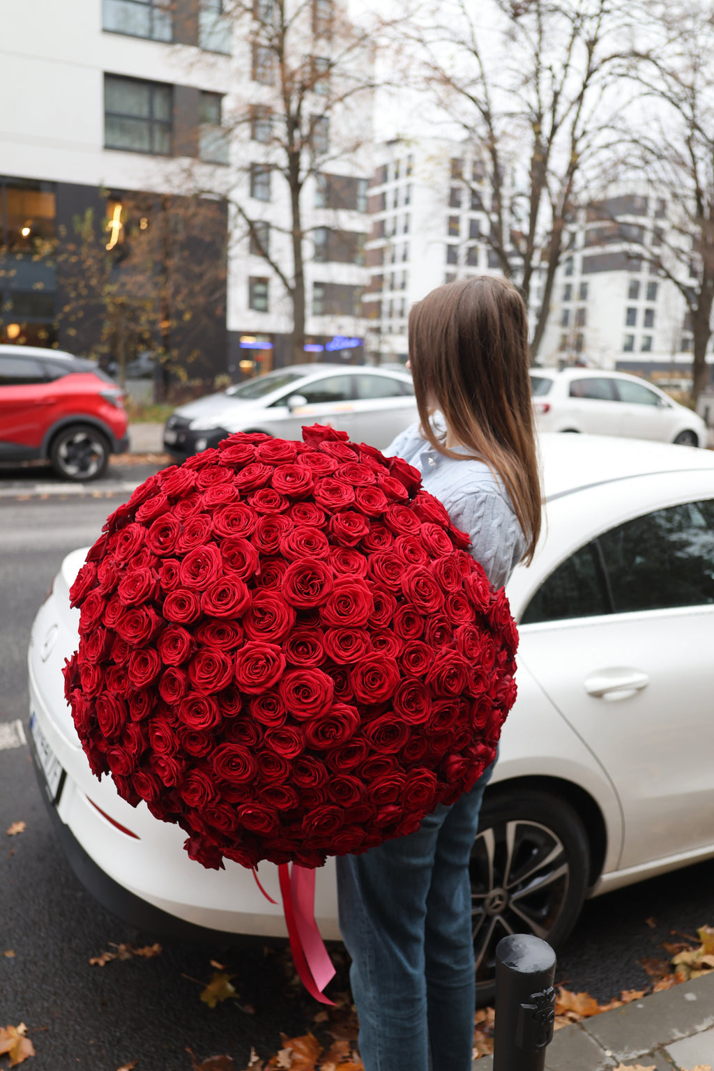 Bukiet czerwonych róż