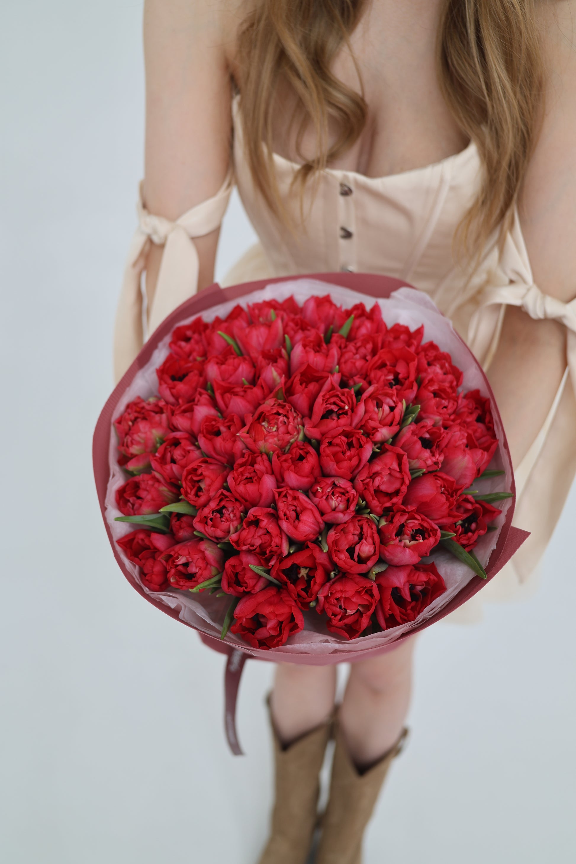 Bukiet tulipanów piwoniowych