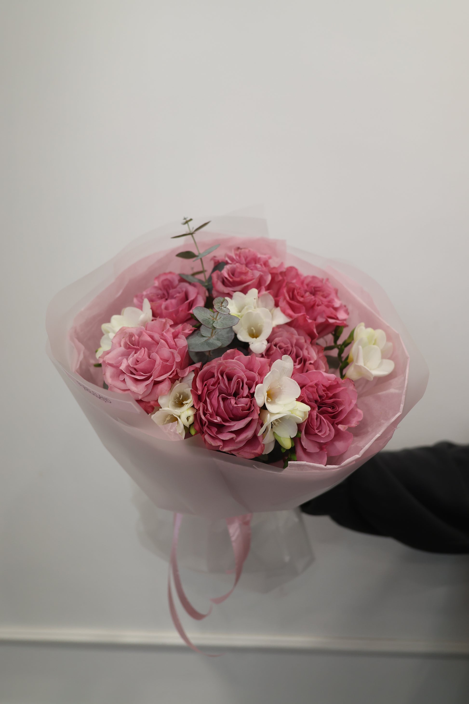 Bukiet róż  „ Country blues z frezją „