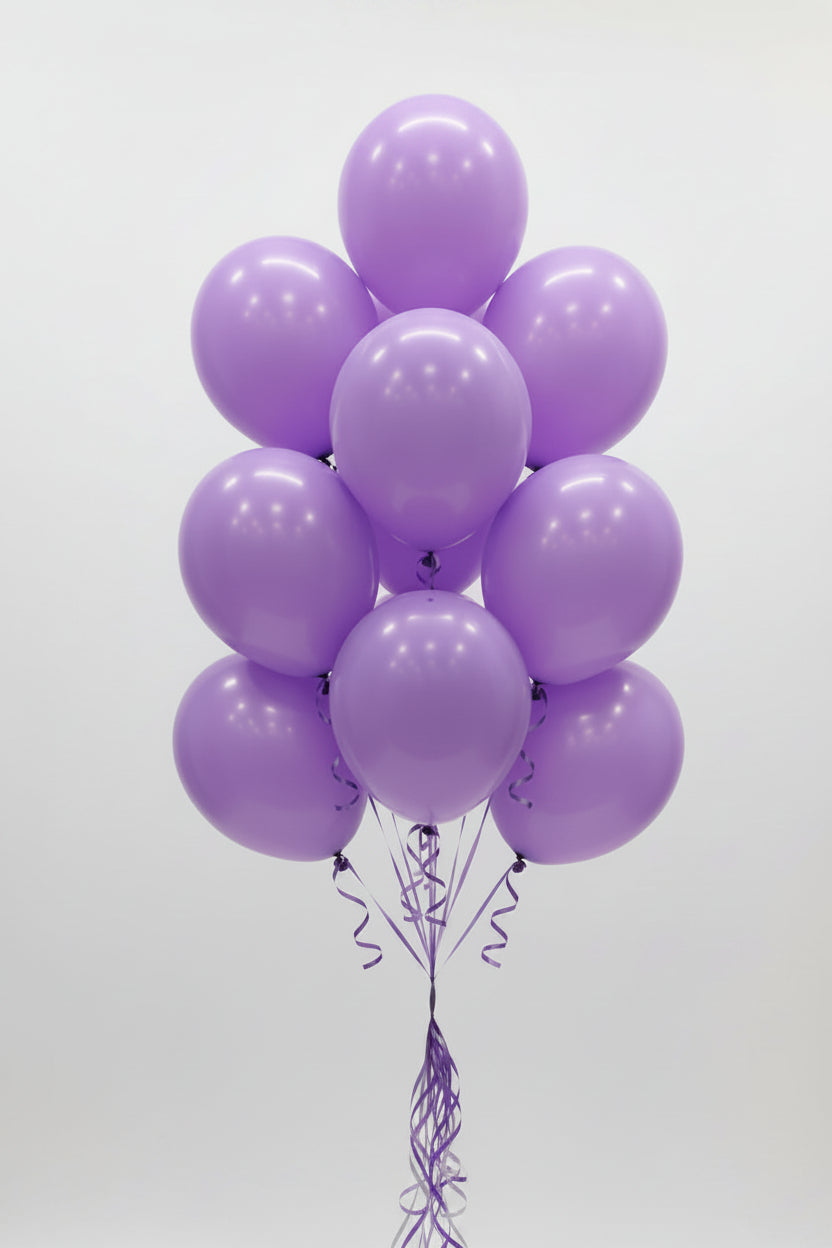Fioletowy balon z helem