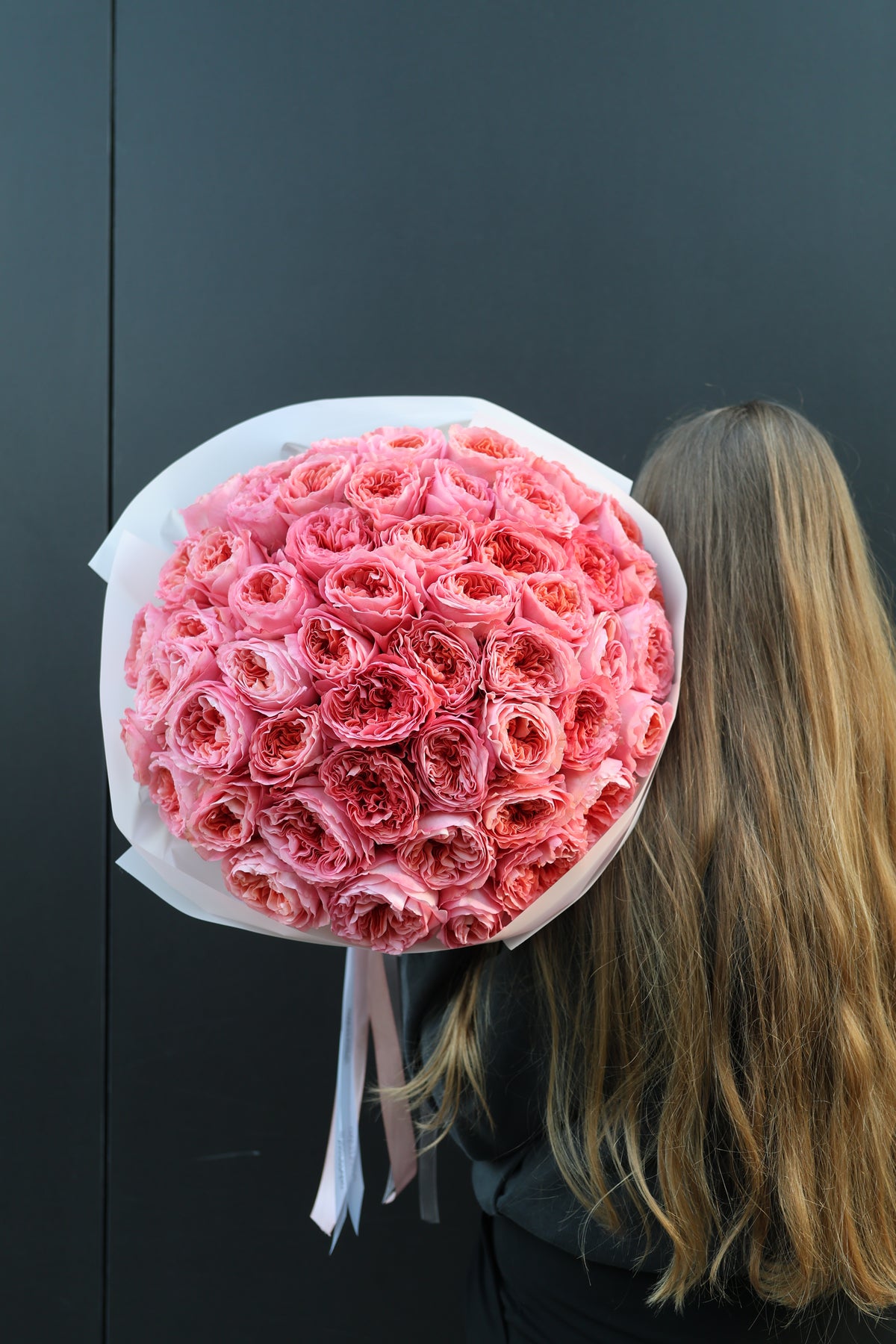 Bukiet z piwoniową różą Candy X‑Pression