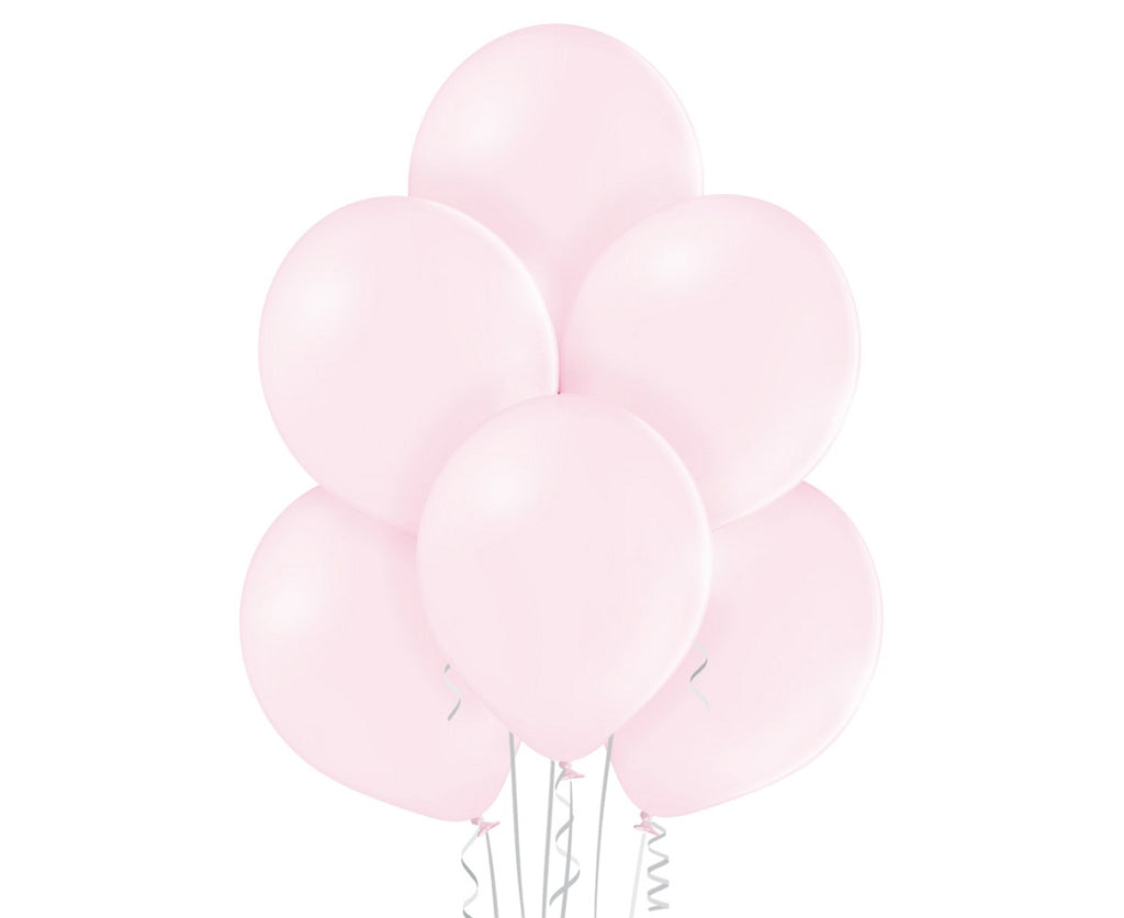 Jasno różowy balon z helem