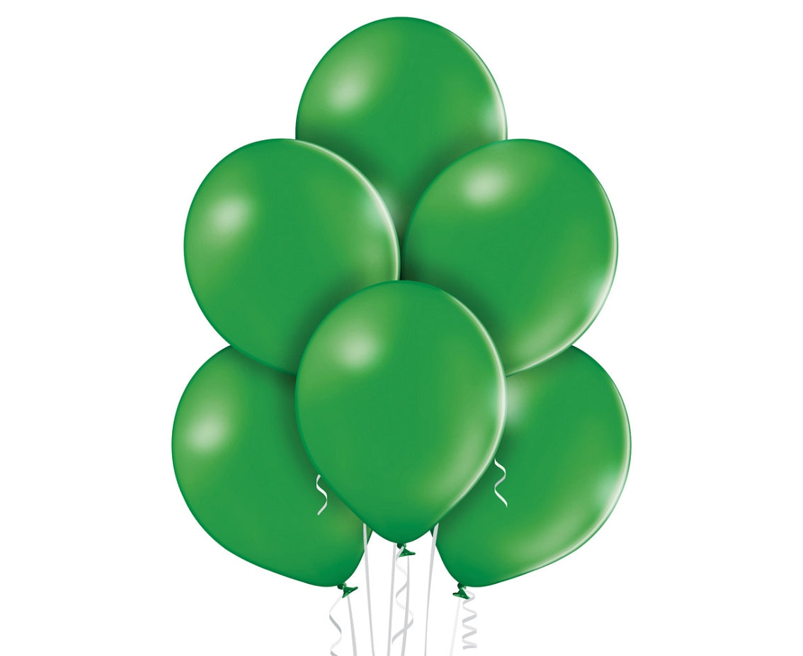 Ziełony balon z helem