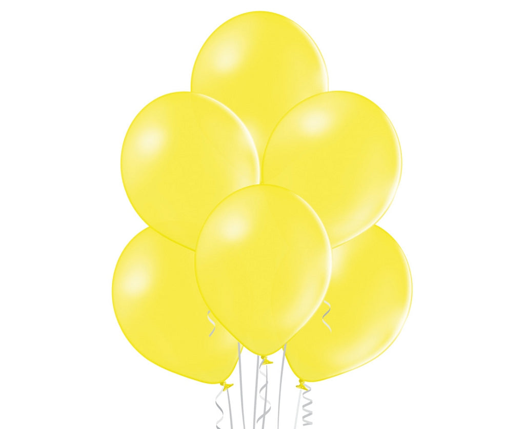 Żółty balon z helem