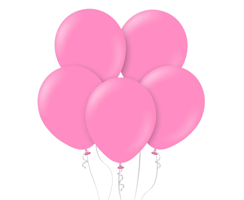 Fuksjowy balon z helem