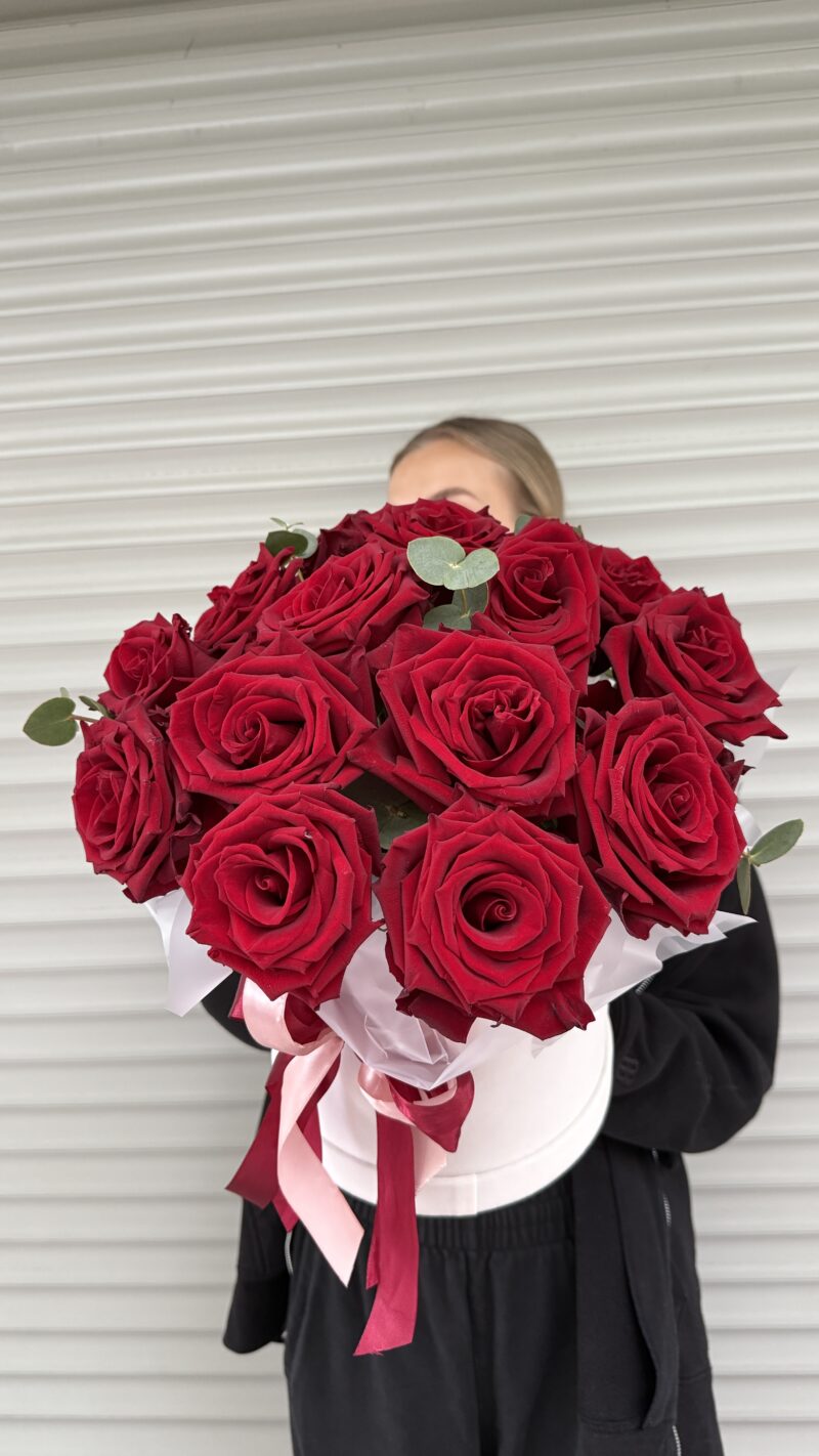 Flower box с красных роз